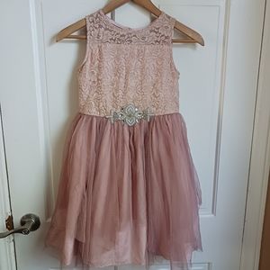 Party drees pippa & Julie girls  pink dress size 10, wedding,birthday party